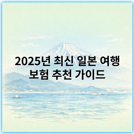 2025년 최신 일본 여행 보험 추천 가이드: 안전한 여행 필수품 - 여행 보험 추천에 있어 가장 중요한 핵심 키워드는 **"보장 범위"**입니다.