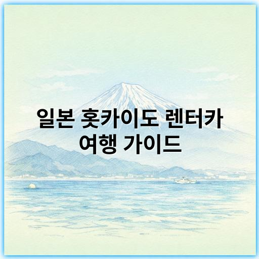 일본 홋카이도 렌터카 여행 가이드: 최고의 여행 코스와 꿀팁 소개 - 자유여행