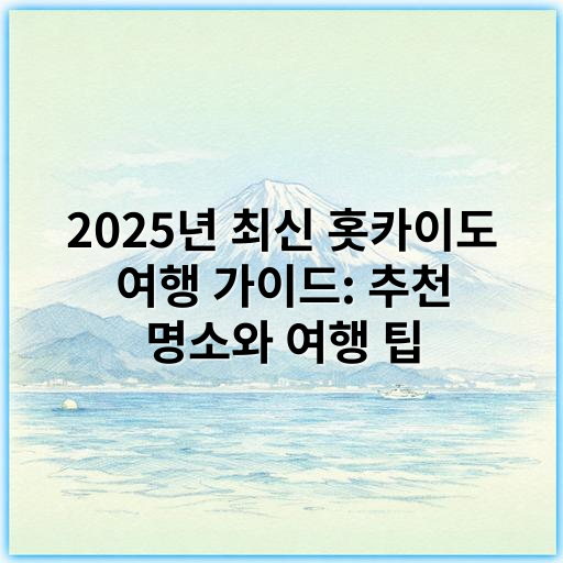 2025년 최신 홋카이도 여행 가이드: 추천 명소와 여행 팁 - 홋카이도 여행에서 가장 중요한 핵심 키워드: **자연**