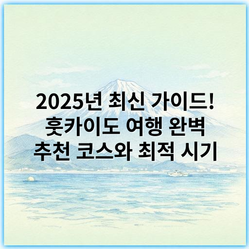 2025년 최신 가이드! 훗카이도 여행 완벽 추천 코스와 최적 시기 - 훗카이도 여행에서 가장 중요한 핵심 키워드는 **자연경관**입니다.